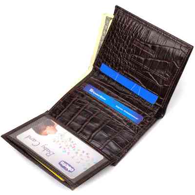 Кошелек Canpellini Из натуральной кожи Коричневый (21871) Винница