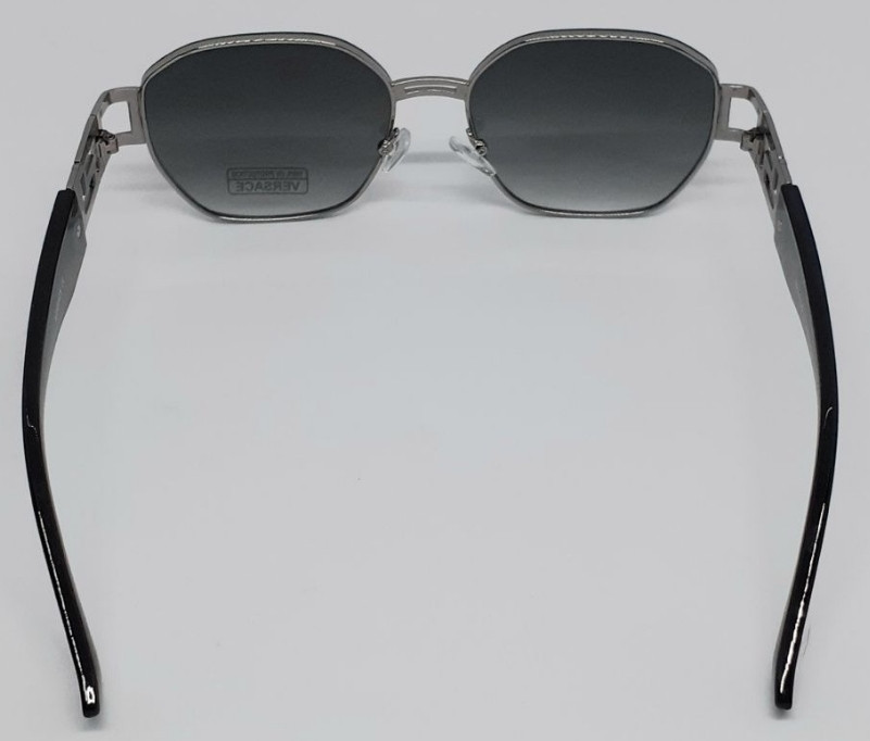 Брендові окуляри унісекс сонцезахисні сіро-зелений градієнт у сріблом Київ - фото 5