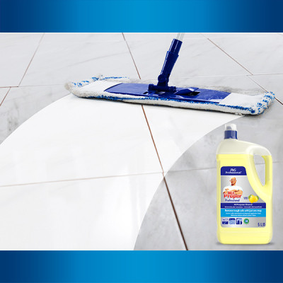 Засіб для миття підлоги Mr. Proper Professional Універсальний Лимон 5 л (8700216250313) Вінниця - фото 3