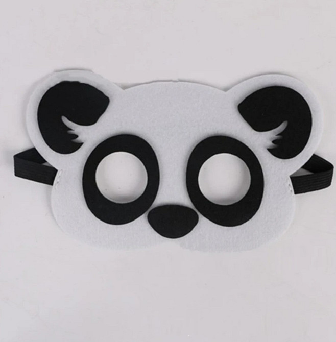 Детская маска на лицо Панда one size черно-белый Киев - изображение 1
