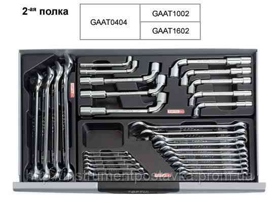 Тележка с инструментом TOPTUL 7 секций 229 ед. GCAJ0008 Одесса