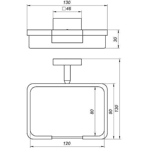 Мыльница Globus Lux SQ 9424 SUS304 (000019471) Киев