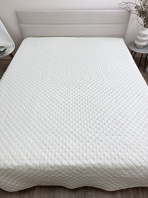 Ecotton Покривало Ecotton 220х240 см антиалергенне з полісатину молочного кольору Cream White Коломыя - изображение 7