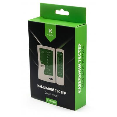 Тестер кабельний Vinga RJ-45/RJ-11 (VCPTT1145) Вінниця - фото 5