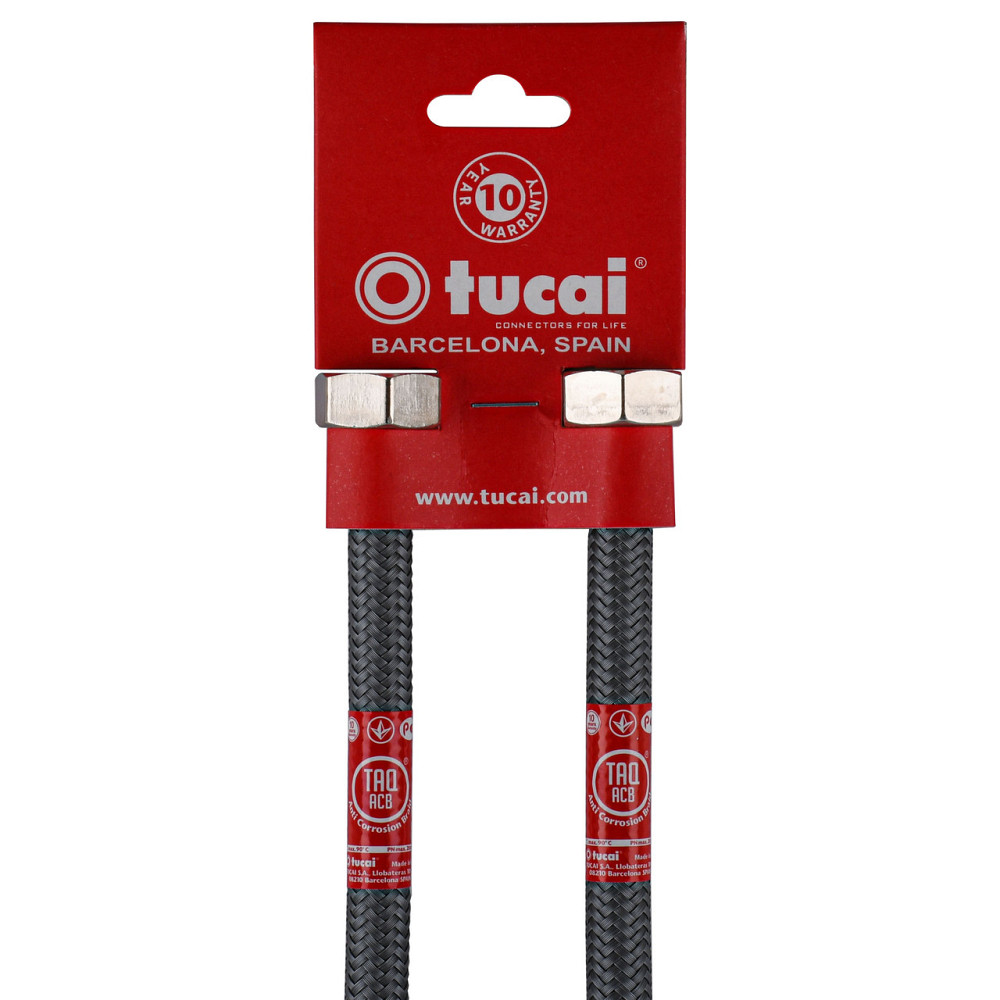 Шланг для смесителя TUCAI М10х1/2″ 0,5м АНТИКОРРОЗИЯ TAQ GRIF AСB 206220 ПАРА (000014105) Киев - изображение 2