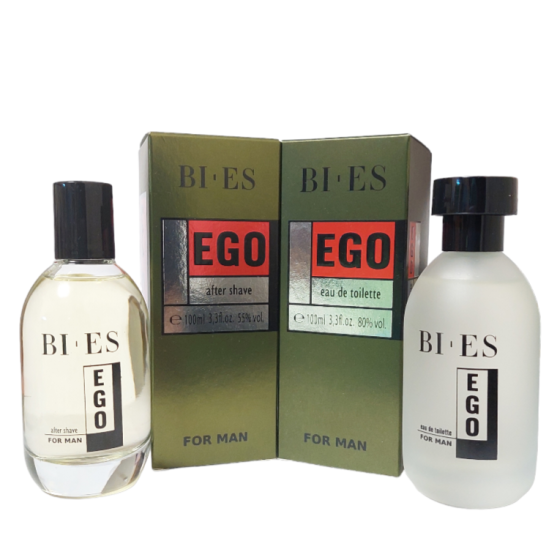 Набір для чоловіків Bi-Es Ego Туалетна вода чоловіча 100 мл Лосьйон після гоління 100 мл Его Бі Ес Запоріжжя
