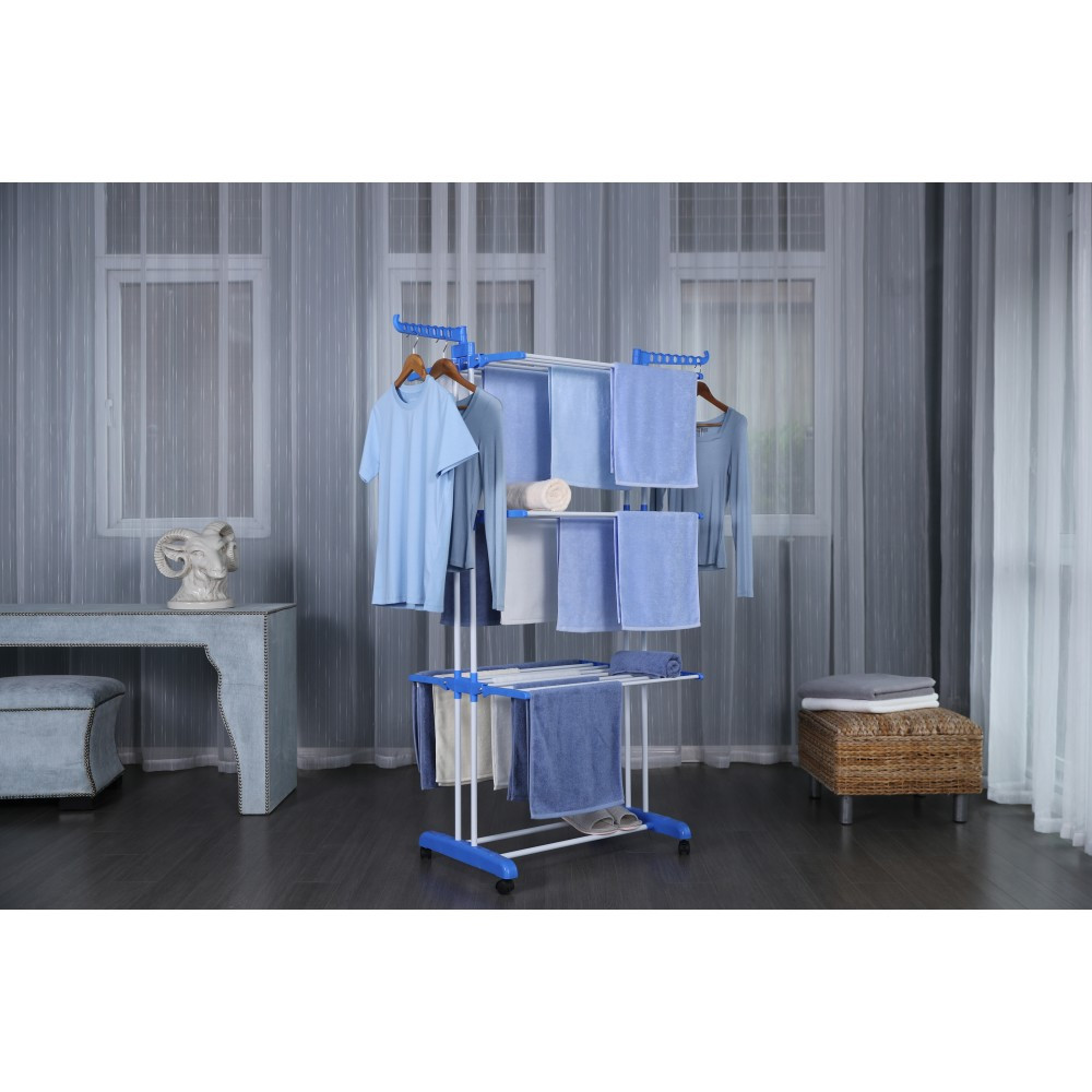 Сушилка органайзер для одежды белья многоярусная Bonro B07 Киев - изображение 3