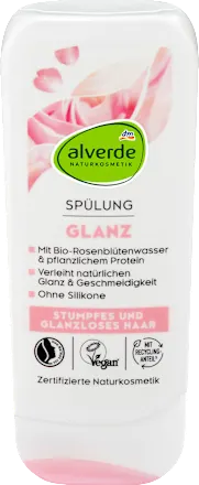 Alverde NATURKOSMETIK Conditioner Glanz Rosenblütenwasser & pflanzlichem Protein 200 ml Кондиционер для блеска с розовой водой и Киев