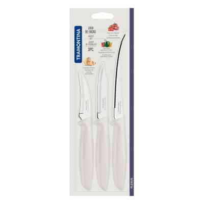 Набор ножей Tramontina Plenus Light Grey 3 шт (23498/312) Винница