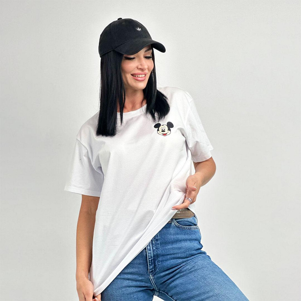 Жіноча футболка вільного крою "Disney" оптом | Норма і батал Київ - фото 1