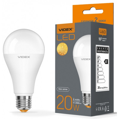 Лампочка TITANUM LED A65e 20W E27 4100K (VL-A65e-20274) Винница - изображение 3