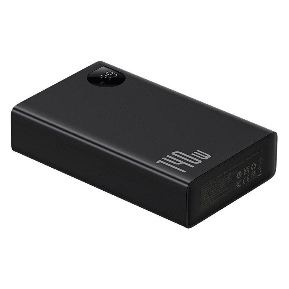 Зовнішній акумулятор Baseus Adaman  Digital Display Fast Charge Power Bank 24000mAh 140W Cluster Black Київ - фото 5