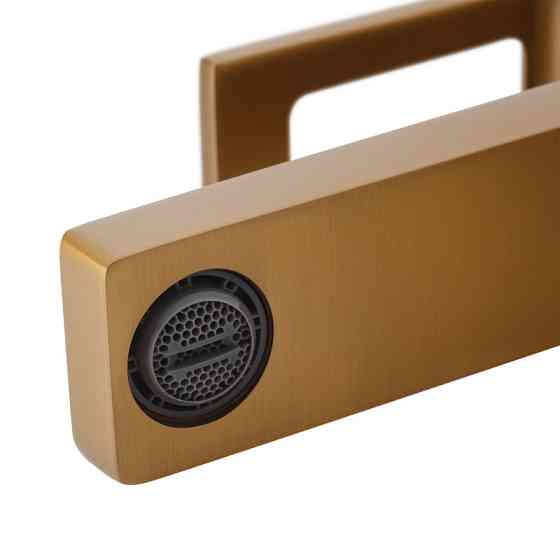 Змішувач для умивальника Haiba KANT 001 Brushed Gold (HB9605) Харків