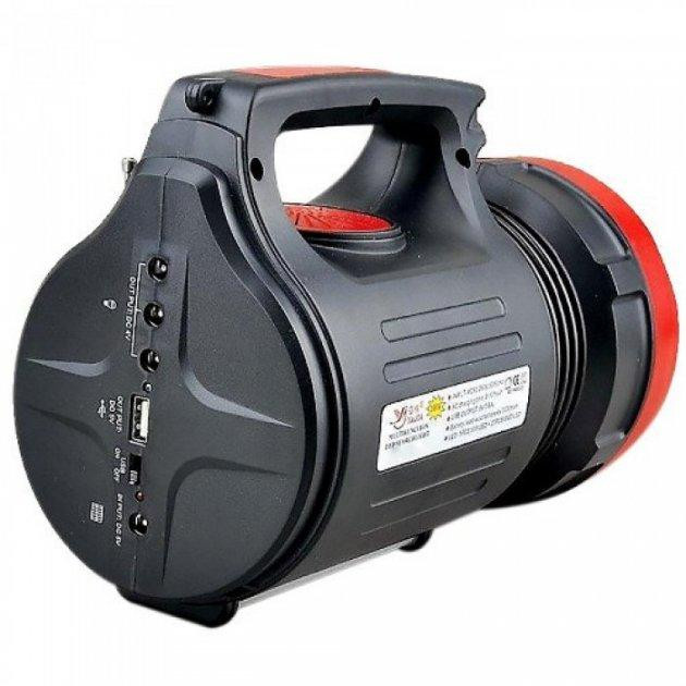 Потужний ліхтар YJ-2890 10W+22SMD (MP3+FM+Powerbank+3хOUT4V+ЗУ220В+3 режими) Вінниця - фото 6