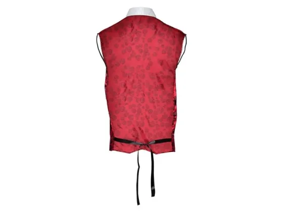 Чоловічий костюм Вампір для вечірки на Хелловін жилетка та плащ розмір М 48-50 чорний Київ