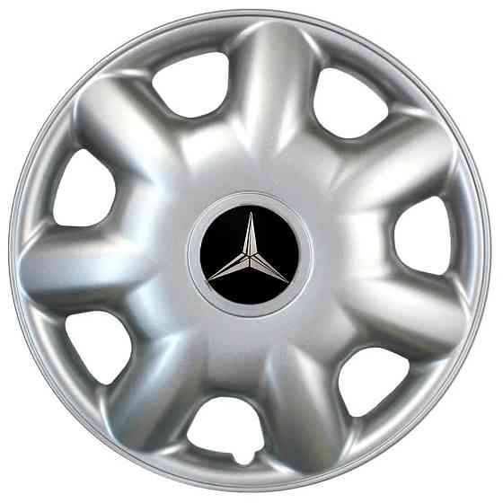 Автомобильные модельные колпаки R14 Mercedes-Benz 218 4шт, SJS, серебряные Киев