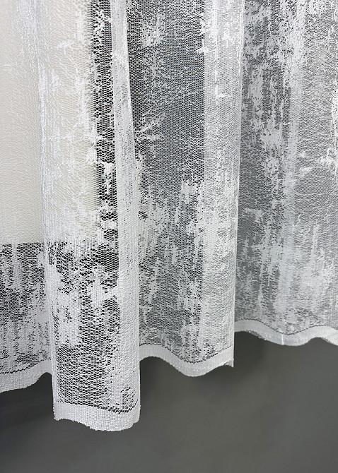 Тюль жаккард VR-Textil № 1860т Арка на кухню цвет белый 400х150 см (53-0078) Киев - изображение 6