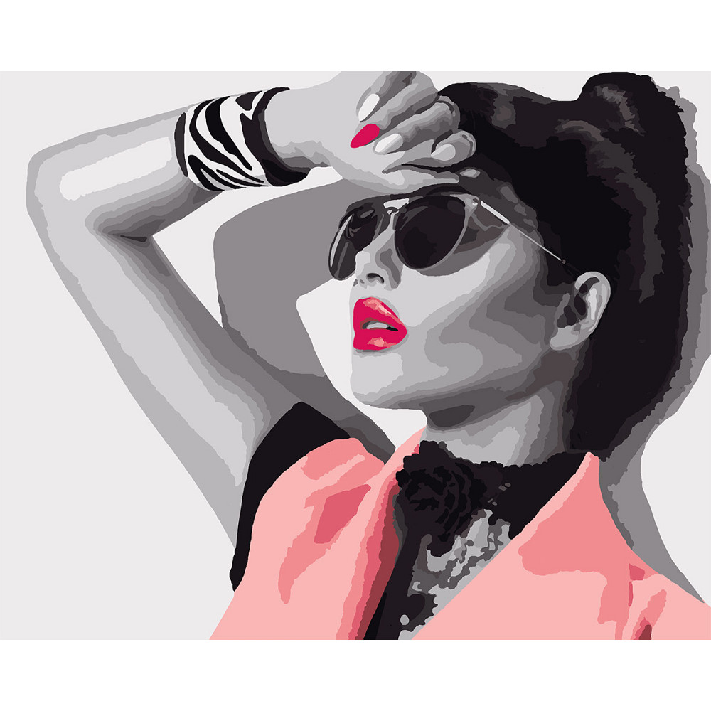 Набір, картина за номерами "Яскравий акцент", 40*50 см., SANTI, шт Київ - фото 1