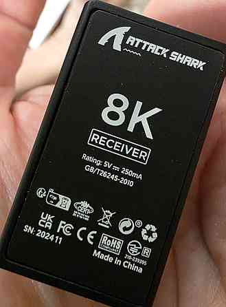 Миша Attack Shark X3 та X3 pro на топовому сенсорі PAW3395 26000 DPI. Харків