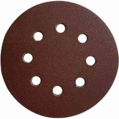 Круг зачистной Зеніт 125 мм с отверстиями под пылевывод (10 шт.) Р100 (12500100) Винница