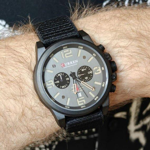 Часы мужские наручные Curren Monreal Armor Black (2 ремешка) Винница - изображение 7