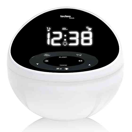 Часы настольные с радио Technoline WT500 Black/White (WT500) Винница