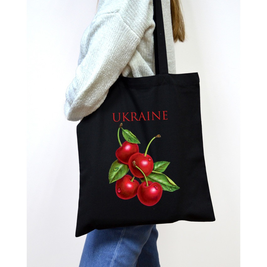 Екошопер BookOpt ВК4078 Ukraine Вишенька, Чорний Луцк - изображение 5