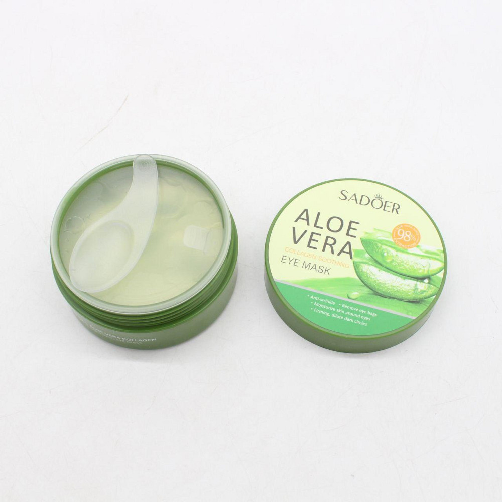 Гідрогелеві патчі з алое для обличчя 60шт SBR Київ - фото 8