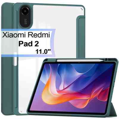 Чехол для планшета BeCover Soft Edge TPU Xiaomi Redmi Pad 2 11.0" Dark Green (713658) Винница
