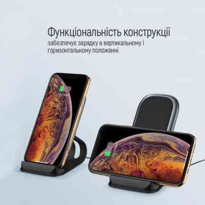 Зарядний пристрій ColorWay Wireless Stand 10W Blue (CW-CHW30Q-BL) Вінниця