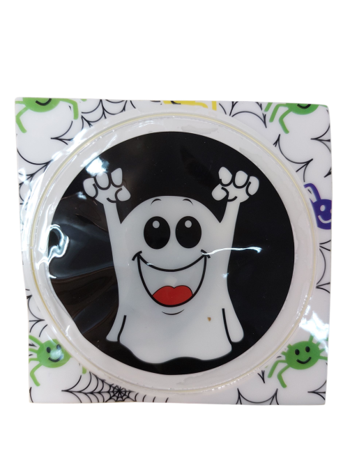 Наклейка для Хэллоуина Привиденье 8 см бело-черный Киев - изображение 1