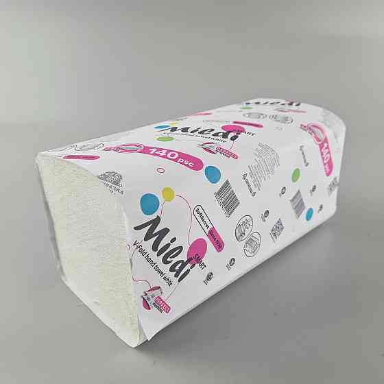 Полотенце бумажное v-складка белое(140листов) 230*210 2 шар. 'Mildi Smart