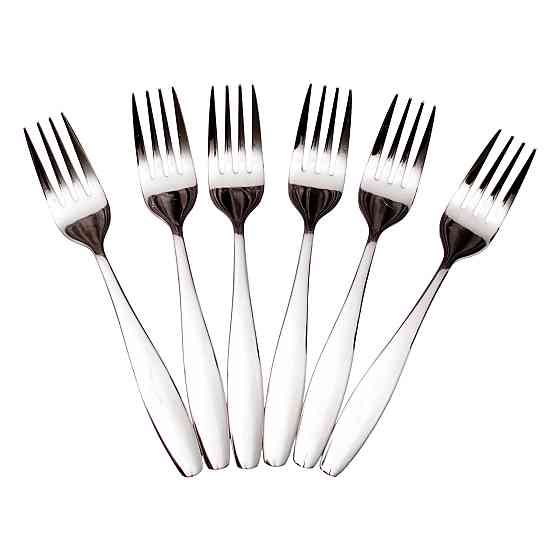 Набір десертних виделок 6 предметів 14 (см) Срібло HP-8-20 Коломия