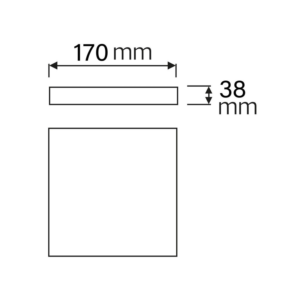 Світильник накладний SOFIA/S-24 24W 6400K чорний Київ - фото 2