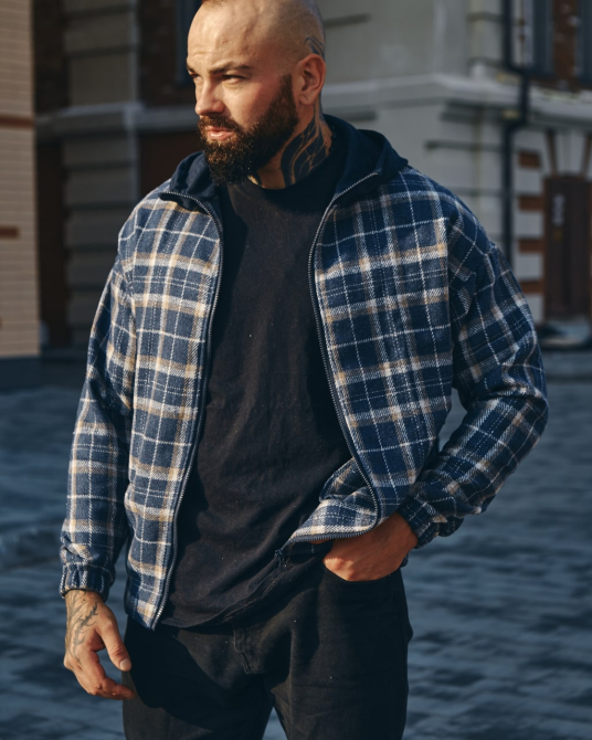 Куртка-сорочка Синій L Харків - фото 1