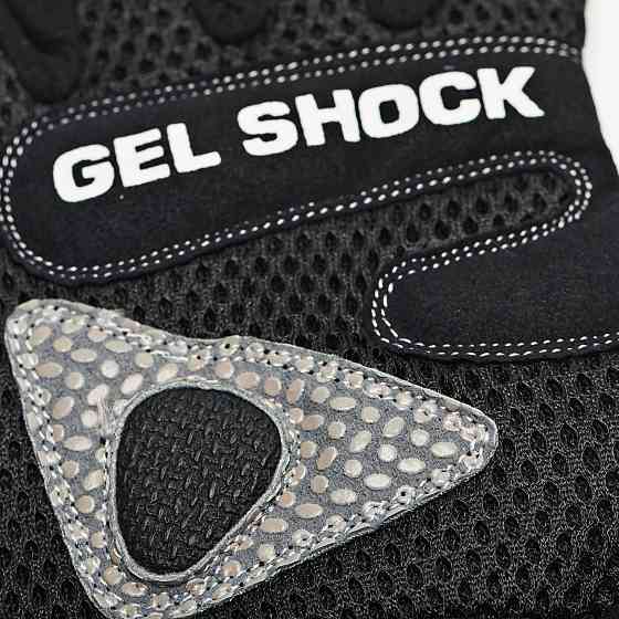 Рукавички для фітнесу Leone Gel Shock Black S Каменское