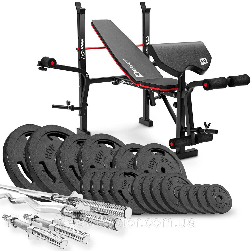Набор STRONG 146кг с люлькой HS-1055 Киев - изображение 1