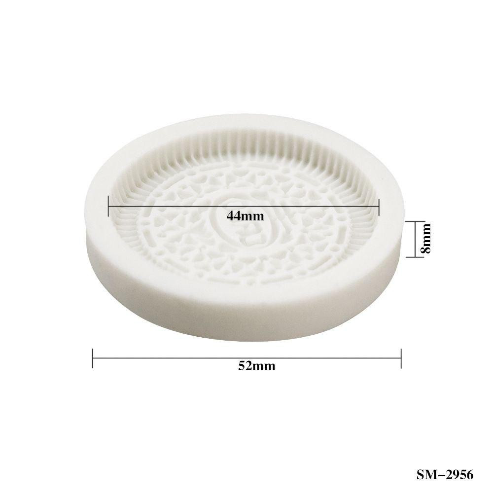 Силіконовий молд Орео 52 мм сірий Київ - фото 3