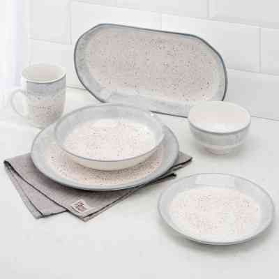 Чашка Ardesto Siena, 360мл, порцеляна, біло-сірий (AR2936SW) Вінниця