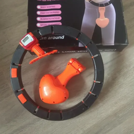 Хулахуп обруч для похудения, фитнес круг для талии, хула хуп с утяжелителем Hula Hoop Коломия