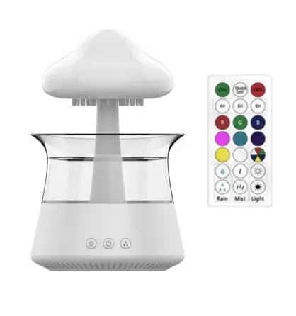 Атмосферный ультразвуковой увлажнитель воздуха гриб Rainfall с эффектом дождя. Ночник увлажнитель воздуха Doctor-101 с подсветкой Коломия