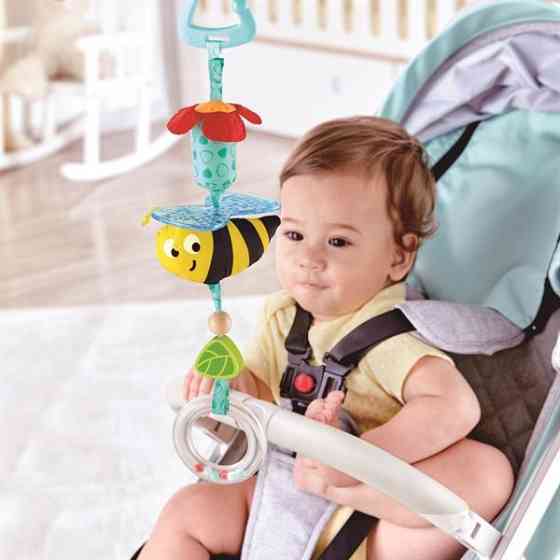 Игрушка-подвеска на коляску Hape Погремушка Джмиль (E0022) Харьков