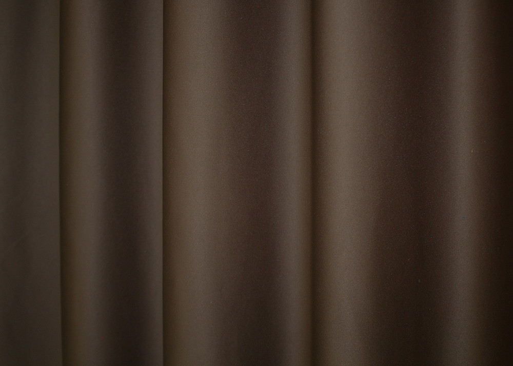 Комплект штор на люверсах VR-Textil Midnight № 1677ш 150х270 см 2 шт Коричневый (37-0219) Киев - изображение 8