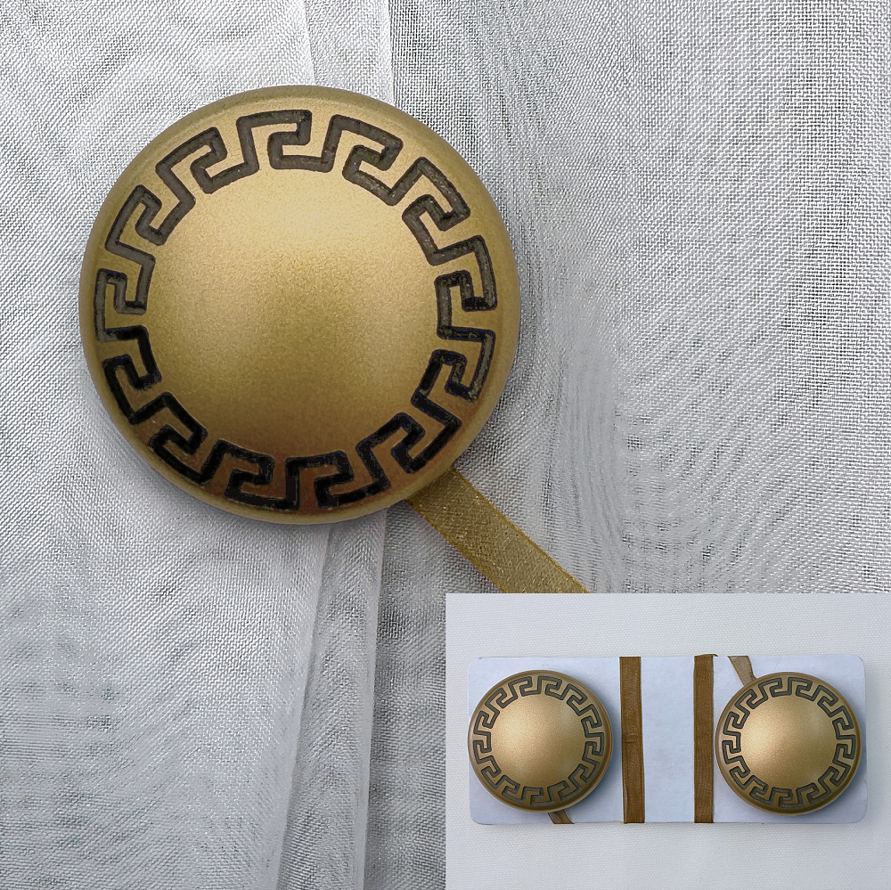 Магниты для штор и гардин Афина 2 шт Бронзовый (81-274) Киев - изображение 1