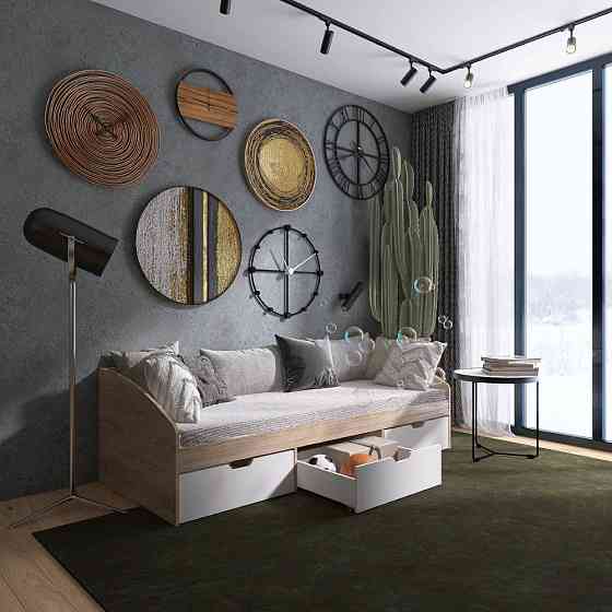 Ящики висувні 3 штуки для ліжка Еверест Комфорт 3 61х55х21 см Німфея Альба (DTM-5734) Львів