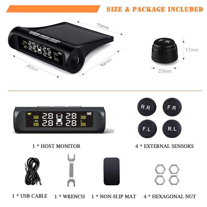 TPMS система контролю тиску і температури в шинах (З зовнішніми датчиками) Миколаїв - фото 9