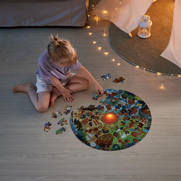 Пазл круглий Hape Кам'яний вік 100 ел. (E1638) Харьков - изображение 4