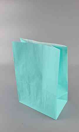 Пакет с дном бумажный 28*19*11,5  ЗЕЛЕНЫЙ (25 шт) Харьков