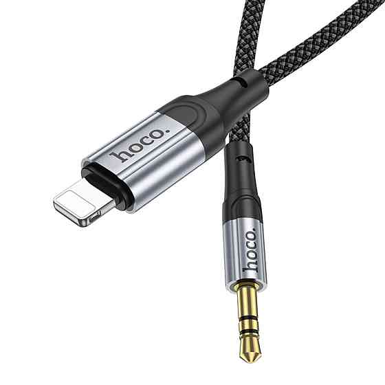 Аудiокабель HOCO UPA26 Fresh digital audio conversion cable iP Black (6942007608817 ) Київ