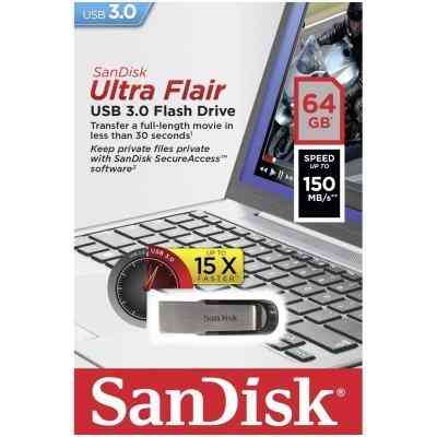 USB флеш накопитель SanDisk 64GB Flair USB 3.0 (SDCZ73-064G-G46) Винница